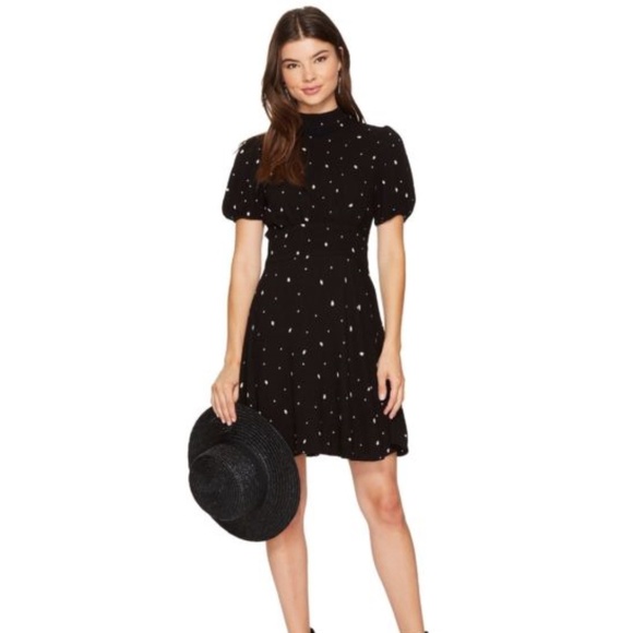 NWT Free People Abbie Printed Mini Dress - Picture 2 of 8